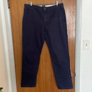 J. Crew 770 straight fit, broken-in chinos 34 x 32